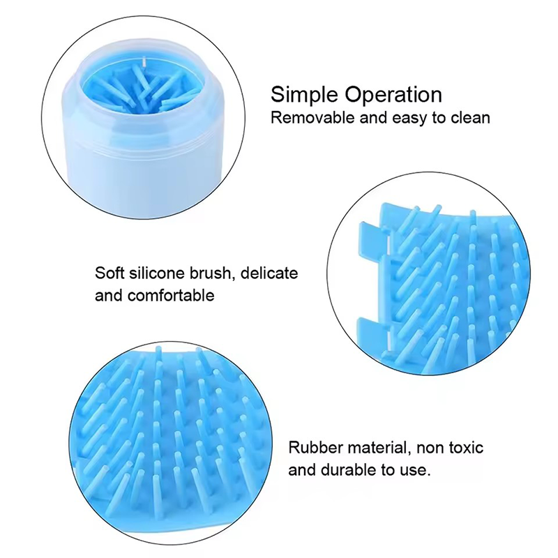 Portable Dog Paw Cleaner Cup S - Dog Paw Cleaner ulasan dan harga