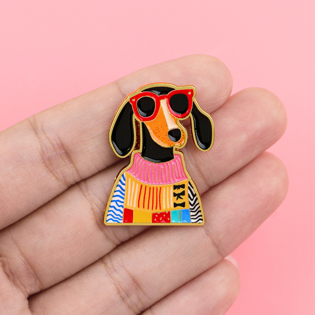 Enamel Pins Dachshund Dogs Cut - Pet Supplies Store ulasan dan harga