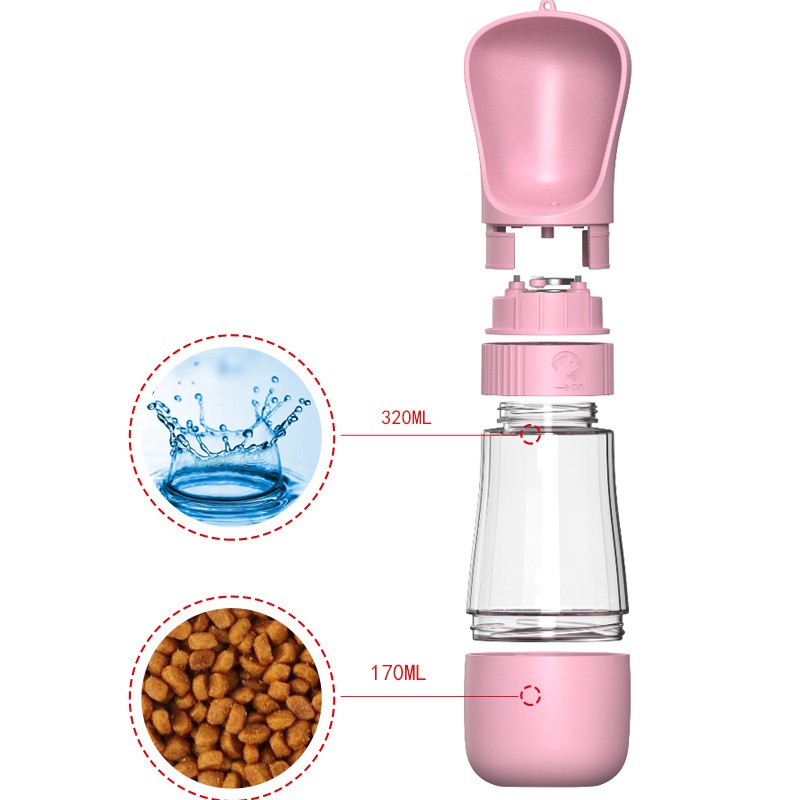 2 In 1 Portable Dog Water Bott - Pet Supplies Hours ulasan dan harga
