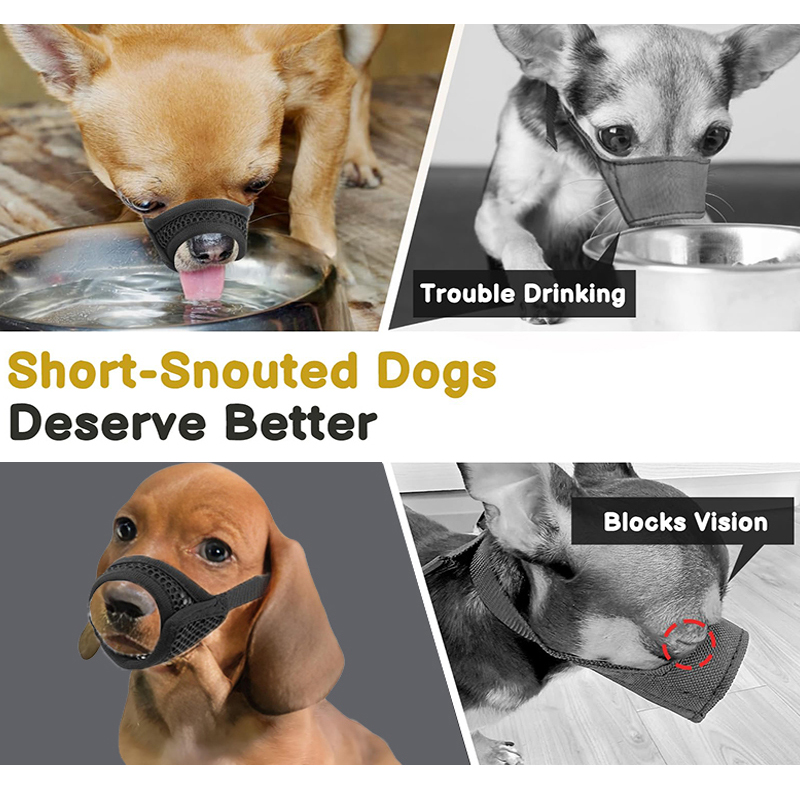 Mesh Muzzle For Short Snout An - Pet Supplies Hours ulasan dan harga
