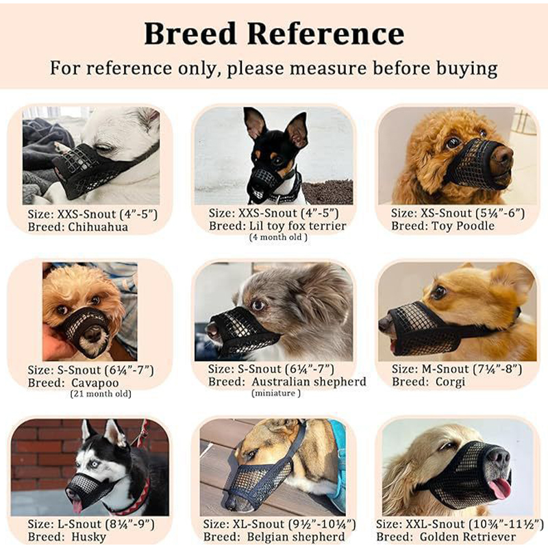 Mesh Muzzle For Short Snout An - Pet Supplies Hours ulasan dan harga