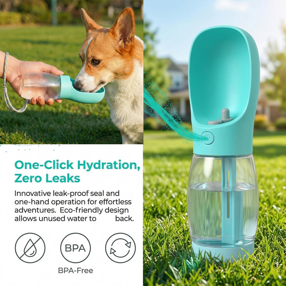 Portable Dog Water Bottle Trav - Pet Supplies Hours ulasan dan harga