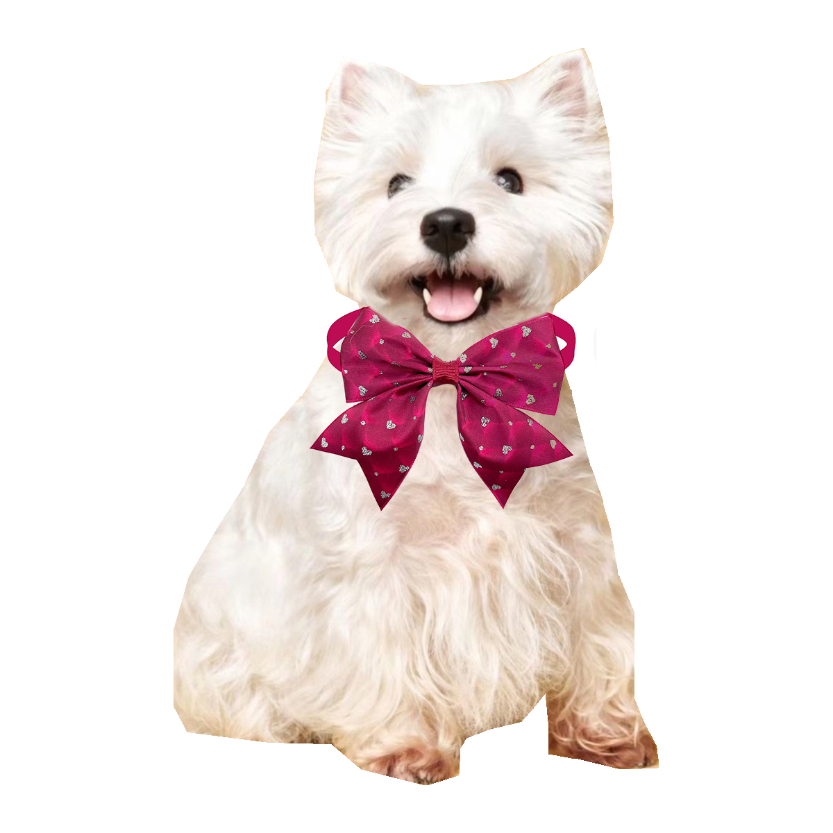 50/100pcs Dog Bow Tie Love Sty - Pet Supplies Hours ulasan dan harga