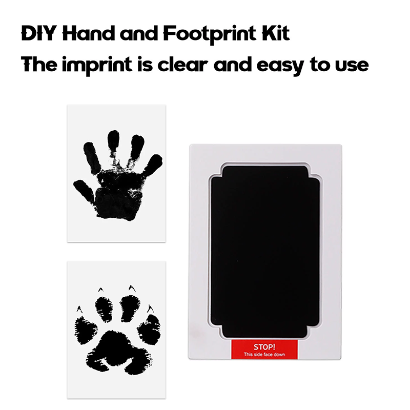 Non Toxic Baby Hand Footprint  - Dog Paw Cleaner ulasan dan harga