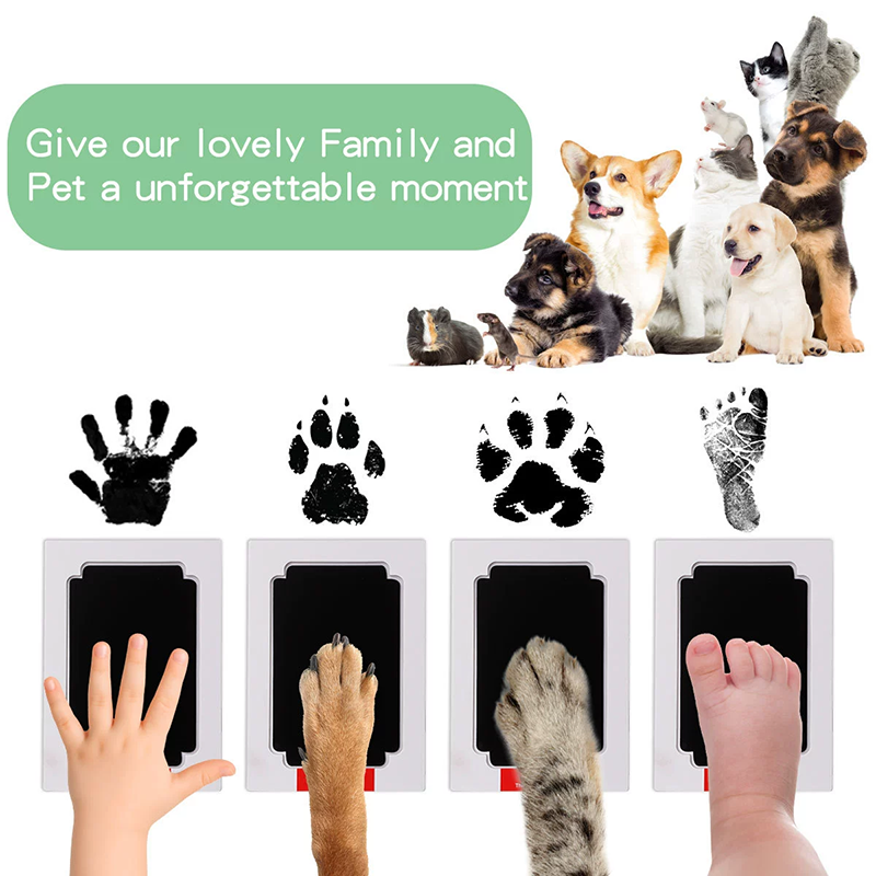 Non Toxic Baby Hand Footprint  - Dog Paw Cleaner ulasan dan harga