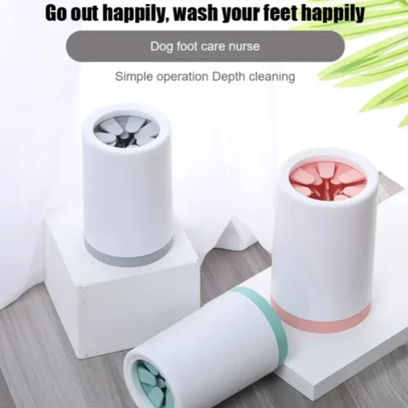 Automatic Pet Foot Washer Cup  - Dog Paw Cleaner ulasan dan harga