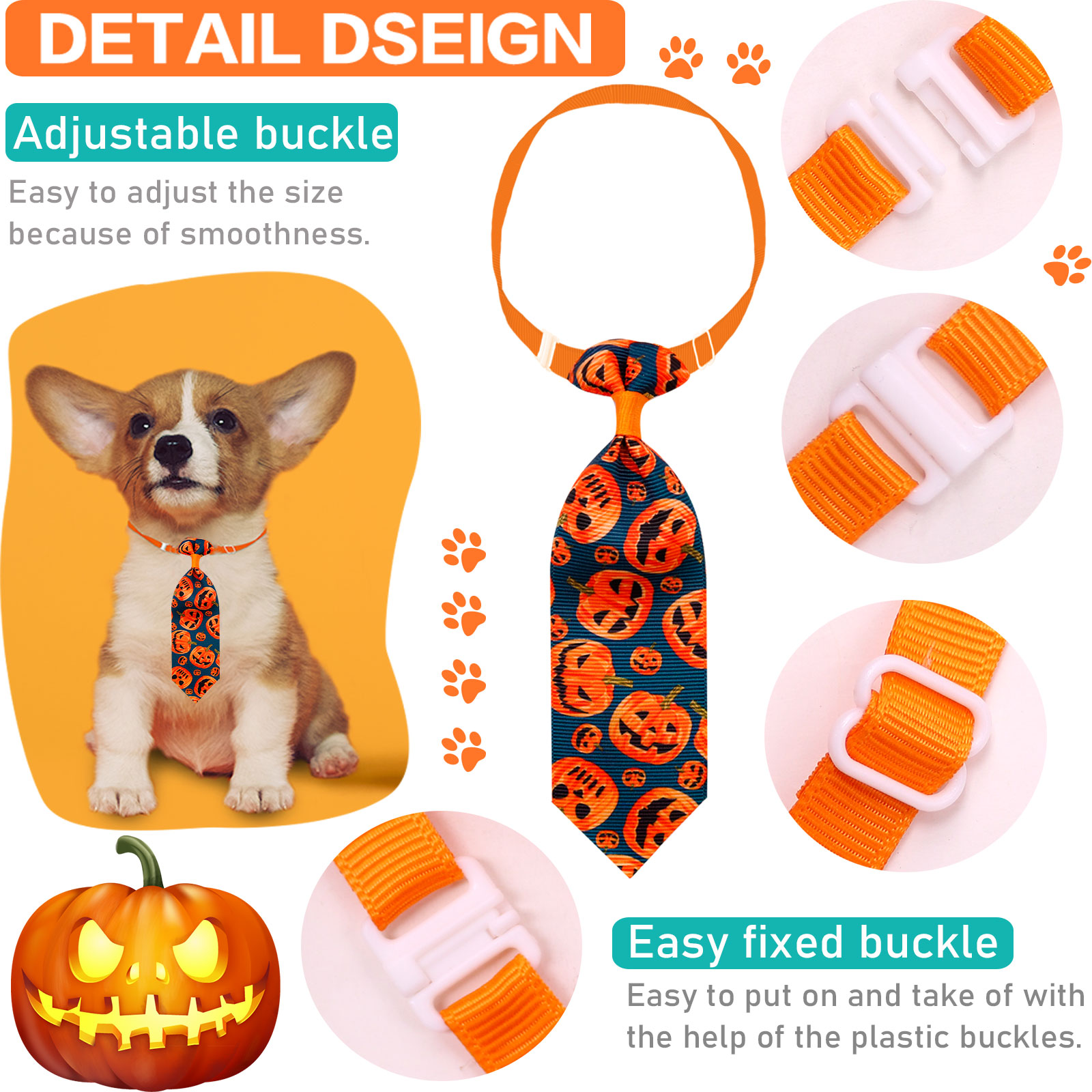50/100pcs Halloween Dog Groomi - Pet Supplies Hours ulasan dan harga