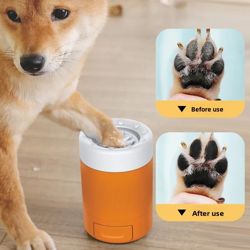 Semi Automatic Pet Paw Cleaner - Dog Paw Cleaner ulasan dan harga